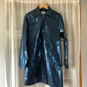 Urban Outfitters Metallic Raincoat
